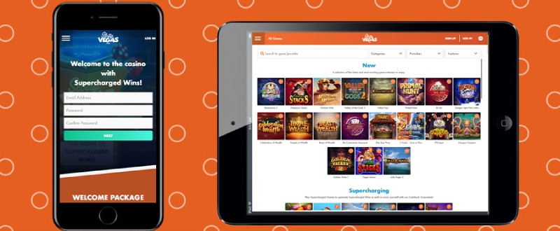 Slotty Vegas mobile platform